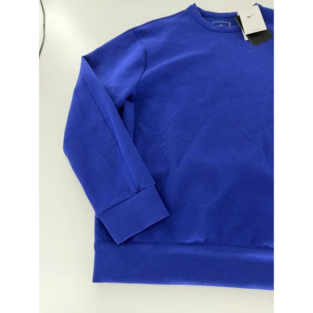 Nike 24.7 ImpossiblySoft Crewneck Sweatshirt‎ Blue HQ6964-455 Men's Small S NWT
